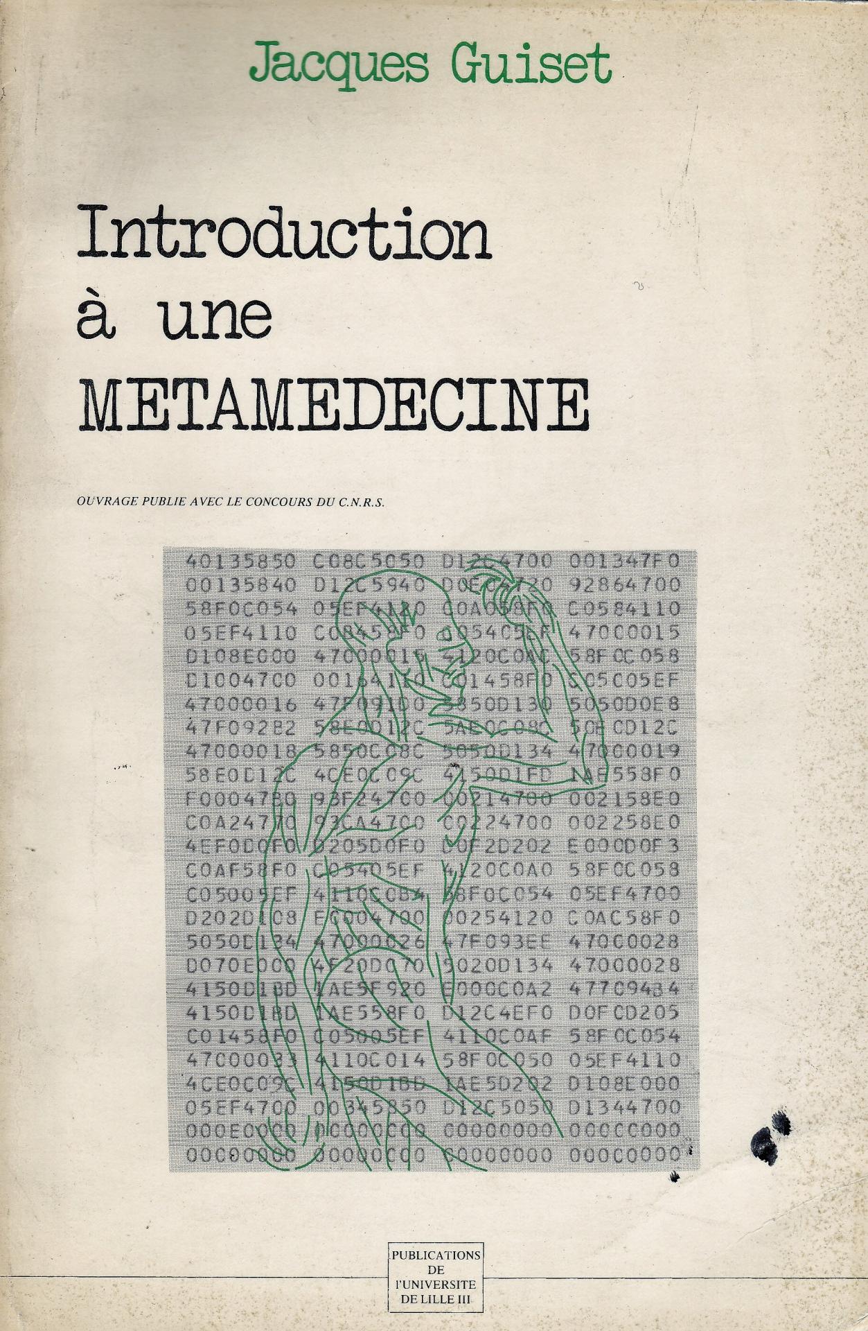 Guiset jacques introduction a une metamedecine une de couv