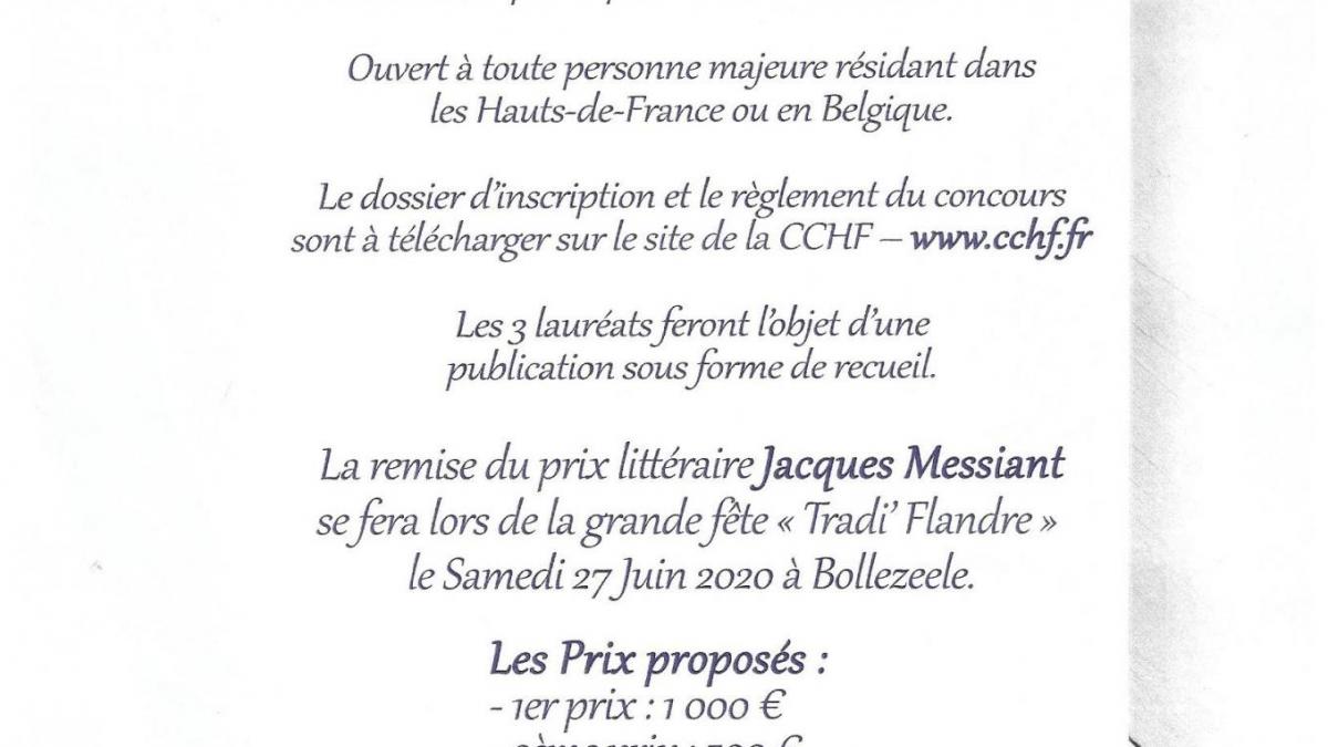Jacques messiant prix litteraire