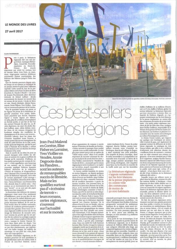 Le monde des livres annie degroote