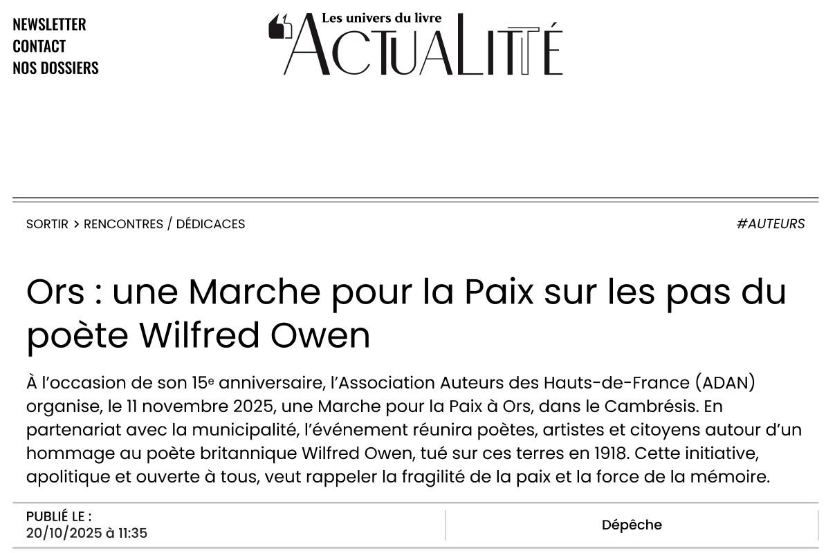 Raccourci adan 11 11 2025 actualitte journal litter en ligne page 0001